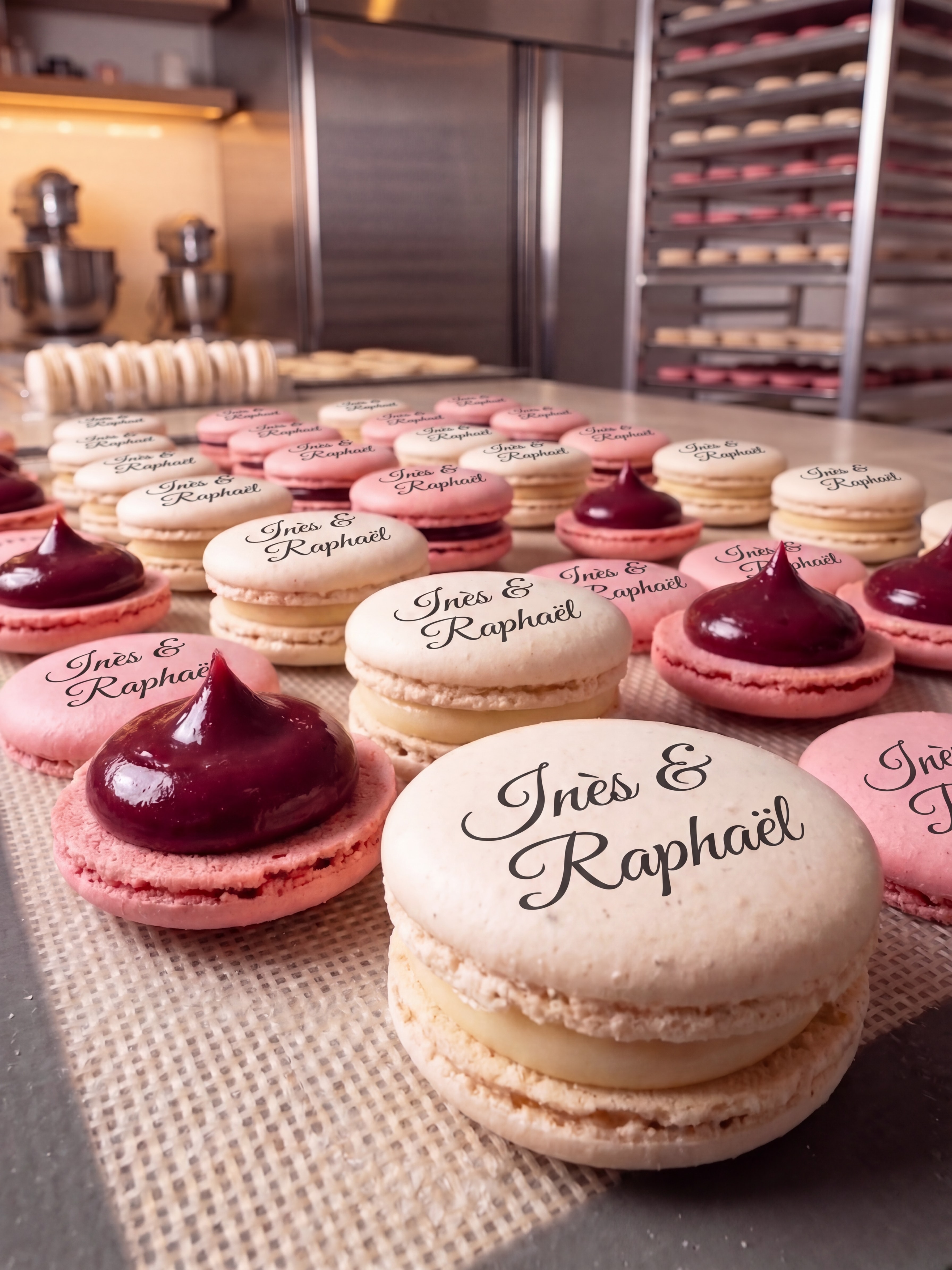 Fabrication artisanale de macarons — Atelier du Goûter, Orange