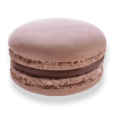 Macaron chocolat au lait