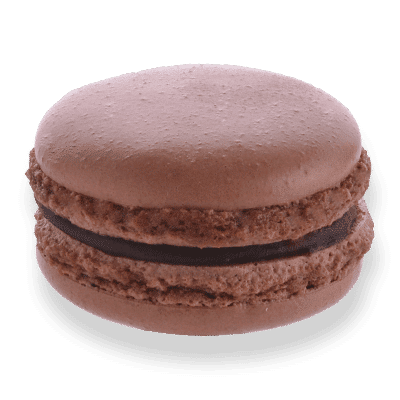 Macaron chocolat noir